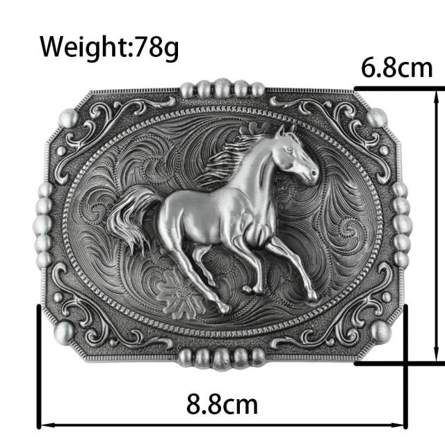 OEM/ODM Wholesale Custom 3d Cowboy Western Mens Fancy Blank Alloy Belt Buckle Metal Brass Custom Logo Belts Buckles