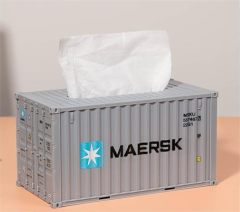 Personalized tissue box Ornaments custom LOGO shipping container model for marketing material