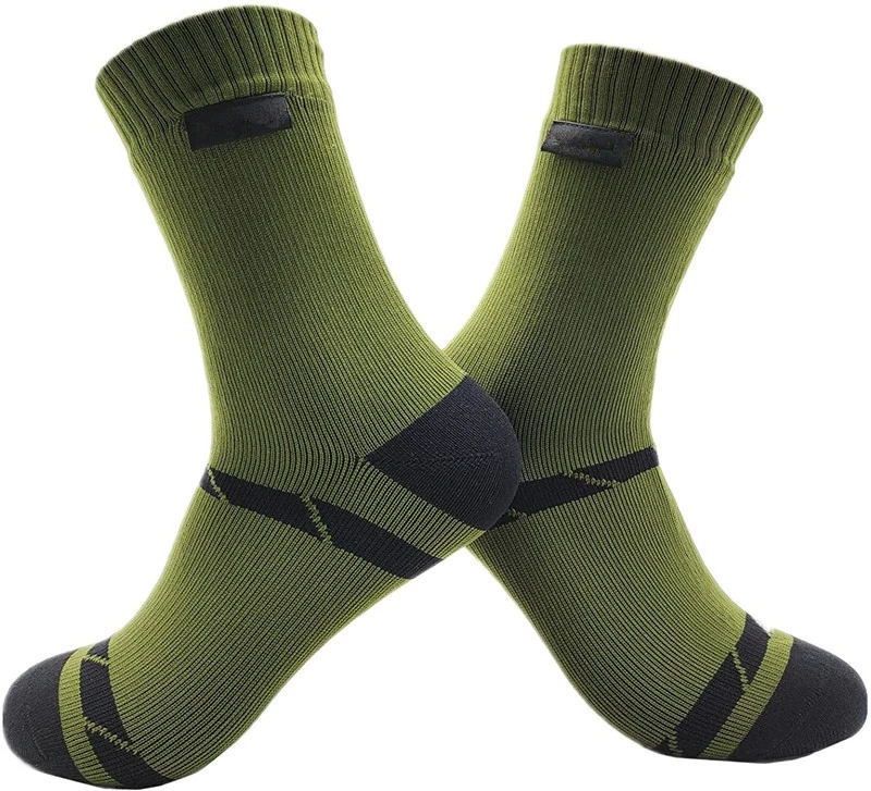 Winter Coolmax Knitted Three Layers Sport Sneaker Thermal Waterproof Socks for Outdoor