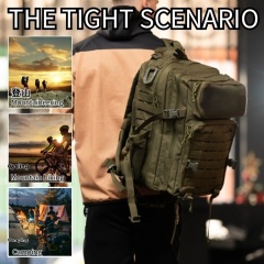 Men's Women's Multi-Functional Outdoor Sports Tactical Backpack Cross-Border Waterproof Fitness Mountaineering Bag Polyester