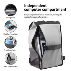 Customizable Waterproof Casual Backpack Large Capacity New Style Leisure Commute Travel Backpacks Unisex Office Laptop Backpack