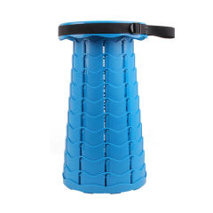 Retractable Stool Folding Stool Lightweight Sturdy Portable Collapsible Telescopic Stool for Camping Traveling Fishing Hiking