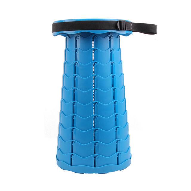 Retractable Stool Folding Stool Lightweight Sturdy Portable Collapsible Telescopic Stool for Camping Traveling Fishing Hiking