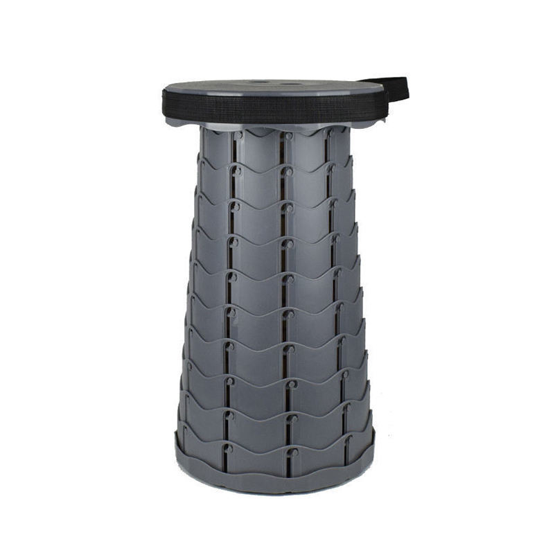 Retractable Stool Folding Stool Lightweight Sturdy Portable Collapsible Telescopic Stool for Camping Traveling Fishing Hiking