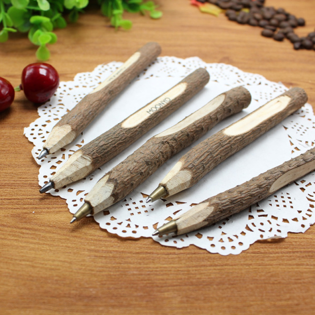 Wholesale Cheap Custom logo Natural Wooden Eco-friendly Ballpoint Pen