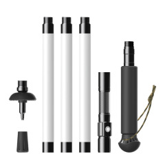 Multifunctional Light-Up Trekking Pole Folding Portable Rechargeable Lighting Climbing Walking Stick Light Hiking
