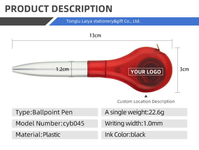 Wholesale Custom Logo 1.0mm Multifunctional Plastic Business Ballpoint Pen Multi-Colored Ink Promotional Gifts 13x3cm