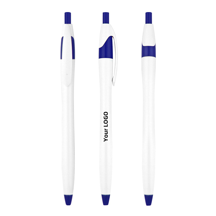 Custom Print Comfortable Design Plastic Ballpoint Pen for Branding and Marketing