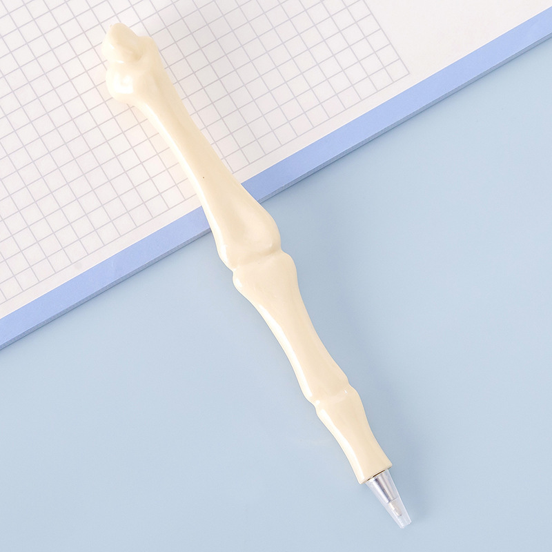 Promotional Customizable Logo Novelty Creative Medical Doctor Bone Shape Plastic Ballpoint Pen 1.0mm Ball Pens Gift for School