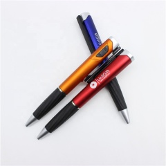 OEM Led Light up Gift Soft Touch Screen Pen Custom logo Stylus Promotion Ballpoint Pen