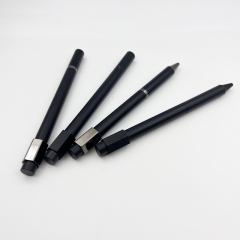 New Design Spinner Ballpoint Metal Pen 0.7 mm Writing Width Custom Logo Fidget Pen with Rotating Cap to Relieve Stress