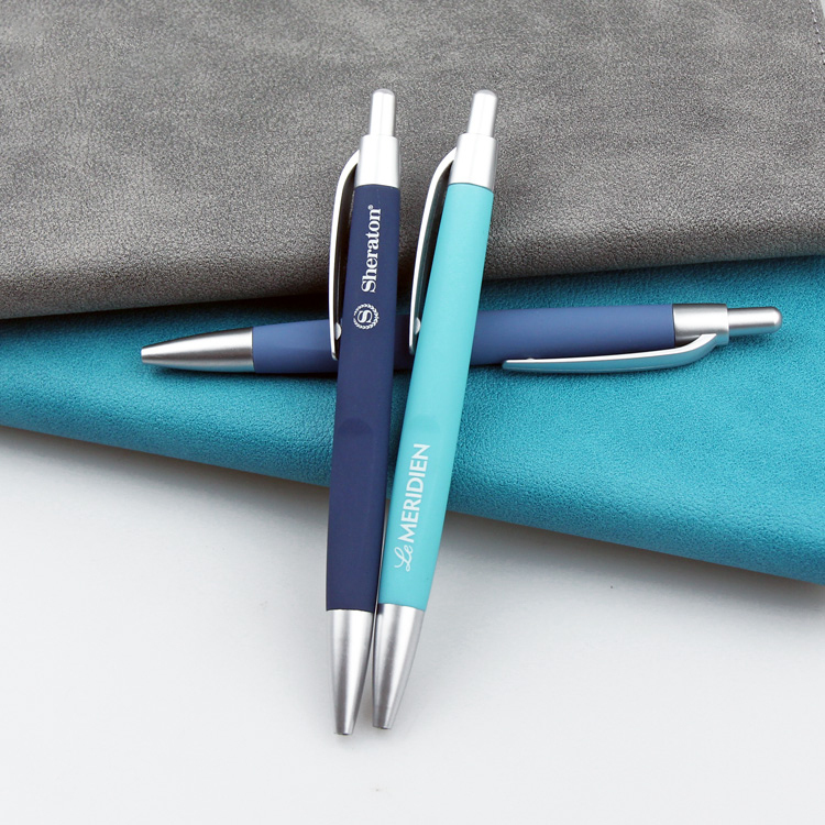 Custom Multi-Color 1.0mm 0.7mm Ball-Point Pens Novelty Business Promotion Gift with Logo Print for Hotels and Events