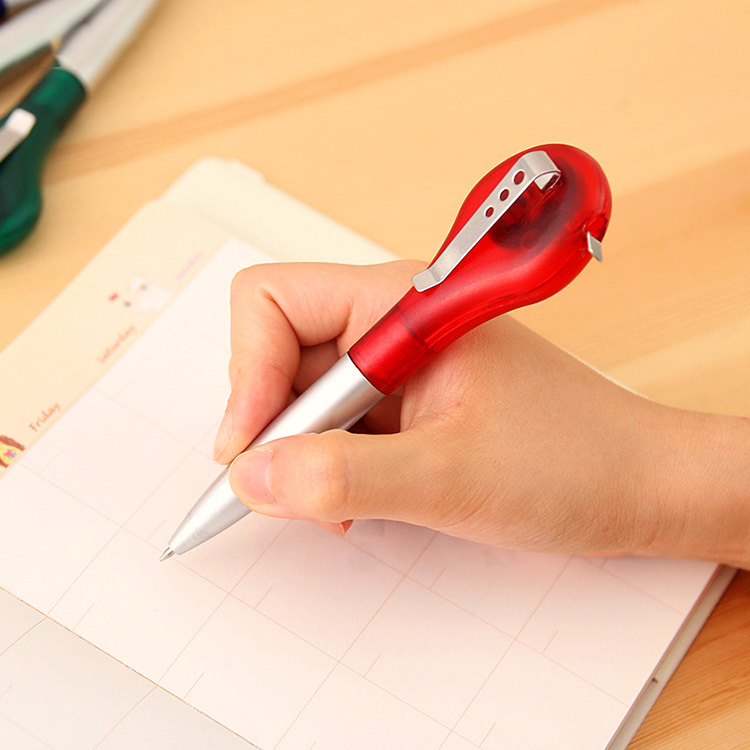 Wholesale Custom Logo 1.0mm Multifunctional Plastic Business Ballpoint Pen Multi-Colored Ink Promotional Gifts 13x3cm