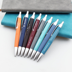 Custom Multi-Color 1.0mm 0.7mm Ball-Point Pens Novelty Business Promotion Gift with Logo Print for Hotels and Events