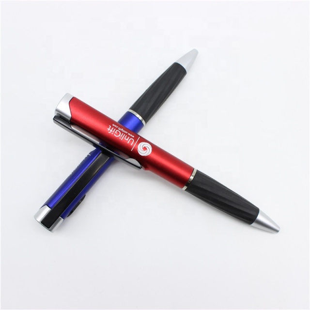 OEM Led Light up Gift Soft Touch Screen Pen Custom logo Stylus Promotion Ballpoint Pen