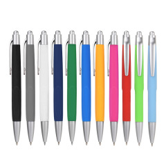 Custom Branded Plastic Rubber Coated High Quality Promotional Gifts Gel Pen Cheap Pen for Promotion Giveaway  with Custom logo