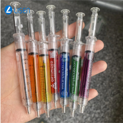 Promotional Gifts Customized logo Hospital Doctor Nurse Pens Medical Injection Pens Novelty Plastic Syringe Ballpoint Pens