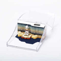 2026 Unique 3d Paper Notes Customized Gift 3D Rocket Model Notepad Space Series Paper Crafts for Children's Day
