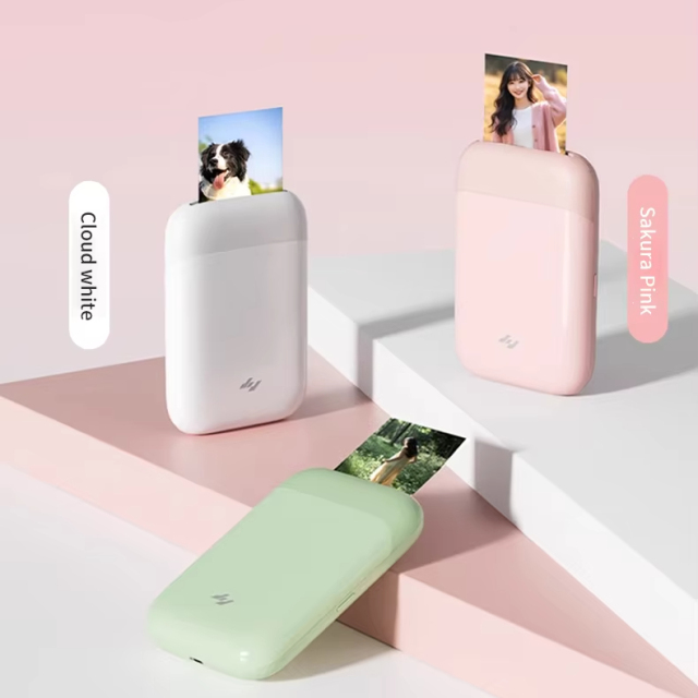 Popular Design Portable  Connection Wireless AR Photo Printer 3 Inch Mini Pocket Printer Mobile Photo Printer