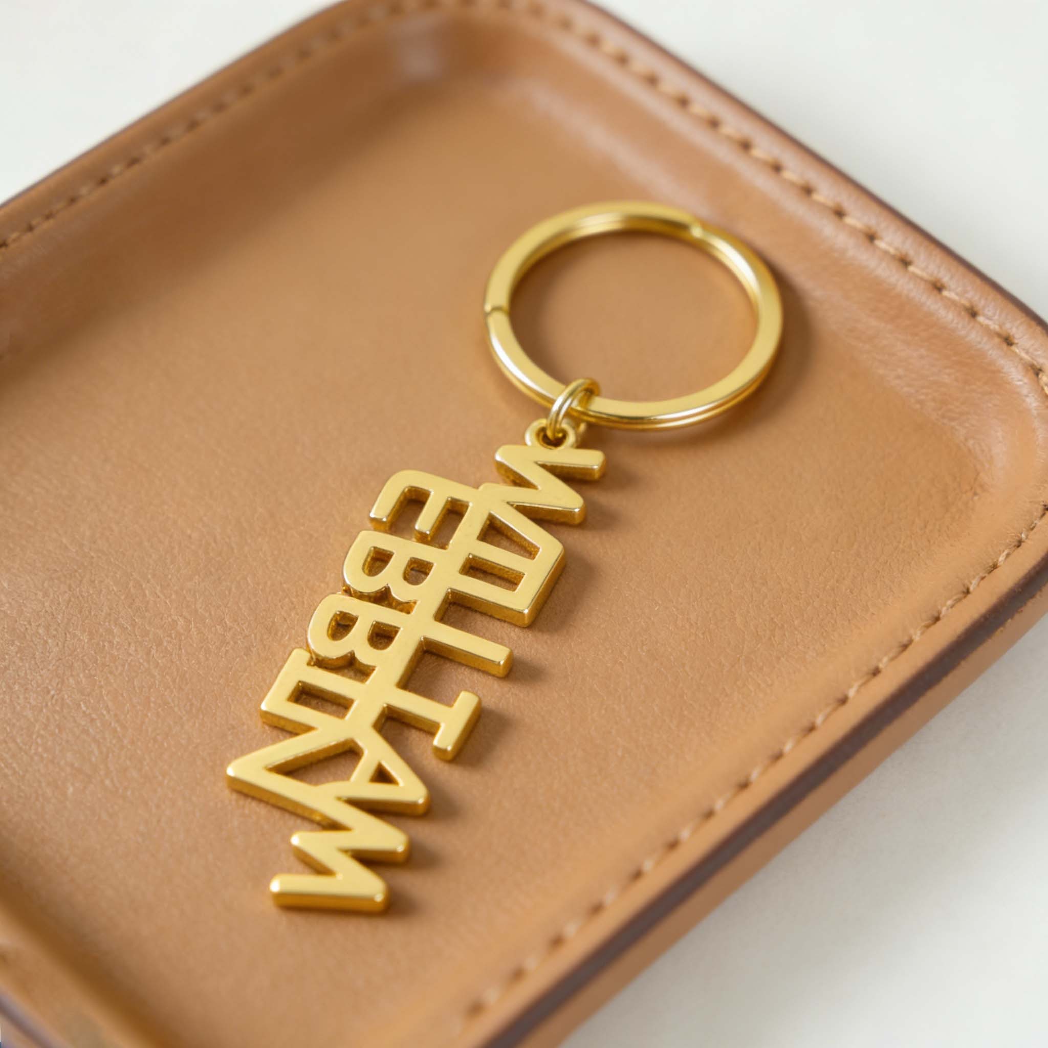 2026 New Hollow-out Alloy Metal Keychain UV Printing Fashion Trend Lightweight Waterproof Bag Charm Unisex