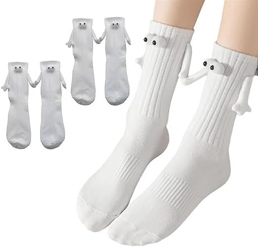 Xianghui Crew Outdoor Magnetic Suction 3D Doll Cute Design Popular Fashion Style Custom Cotton Colorful Funny Girl Socks