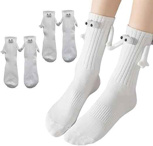 Xianghui Crew Outdoor Magnetic Suction 3D Doll Cute Design Popular Fashion Style Custom Cotton Colorful Funny Girl Socks