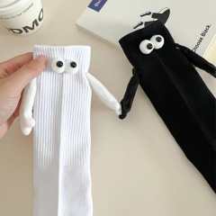 Xianghui Crew Outdoor Magnetic Suction 3D Doll Cute Design Popular Fashion Style Custom Cotton Colorful Funny Girl Socks