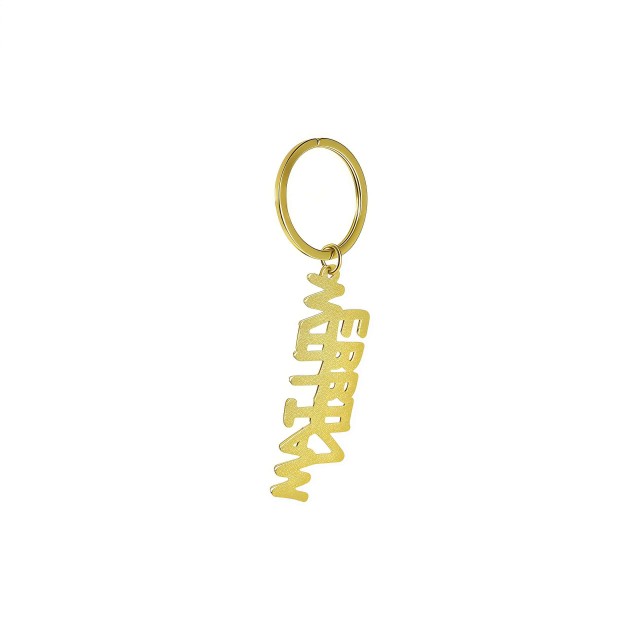 2026 New Hollow-out Alloy Metal Keychain UV Printing Fashion Trend Lightweight Waterproof Bag Charm Unisex