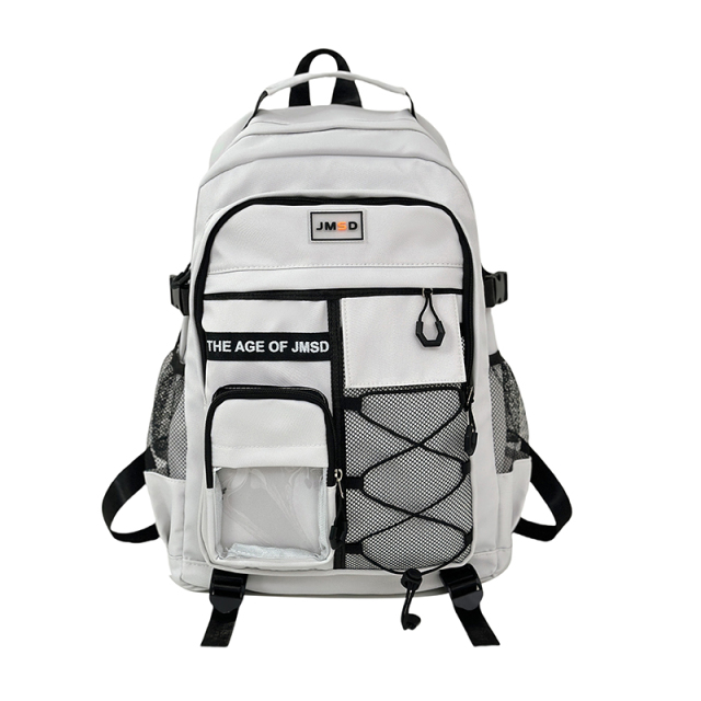 2026 New Korean Trend Large-Capacity Waterproof Fashion Zipper Closure for Students All Kinds Light Commuting School Backpack