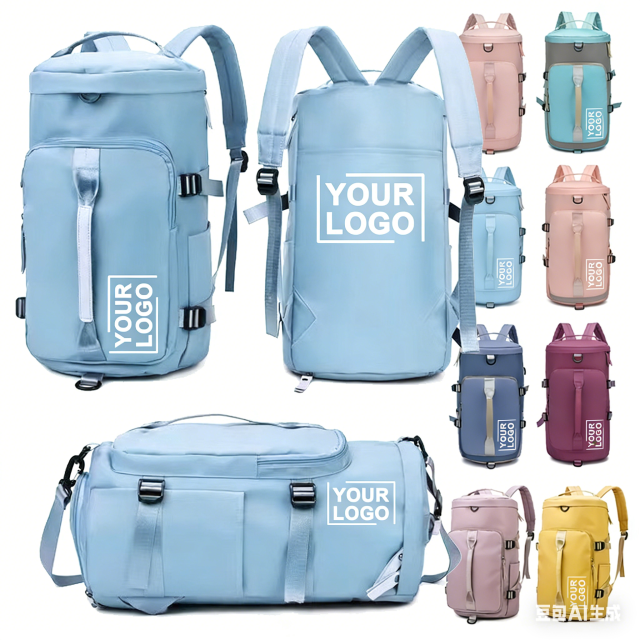 New Luxury Large-capacity Eco-Friendly Polyester Backpack Fitness Leisure Water Resistant Outdoor Sports Dry Wet Separation