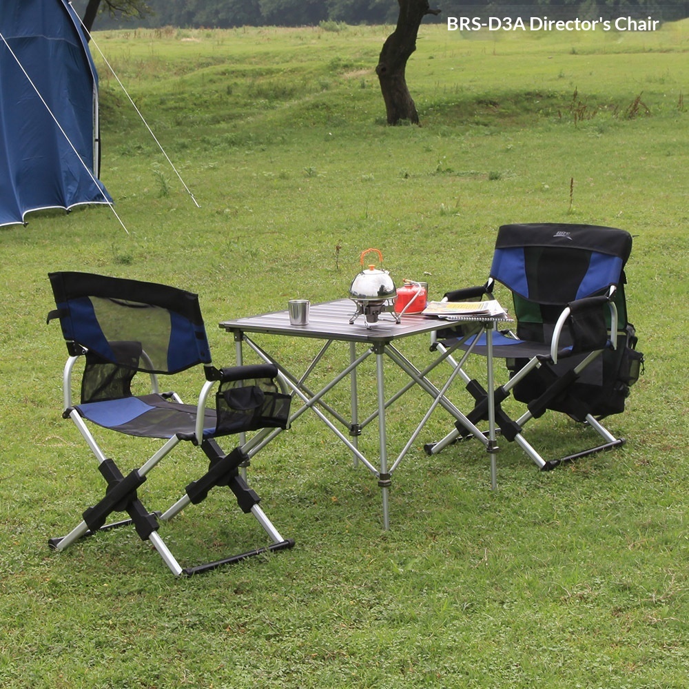 Brother Jetton BRS-D3A Satchel Director's Chair Field Fishing Portable Folding Aluminum Alloy Beach Outdoor Furniture