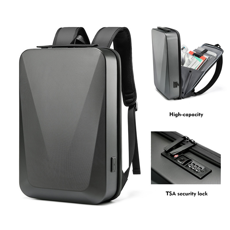 Factory New Wholesale Men Bag Laptop School Hard Shell Anti Theft Bagpack Usb Waterproof Mochila Bag Laptop Backpack