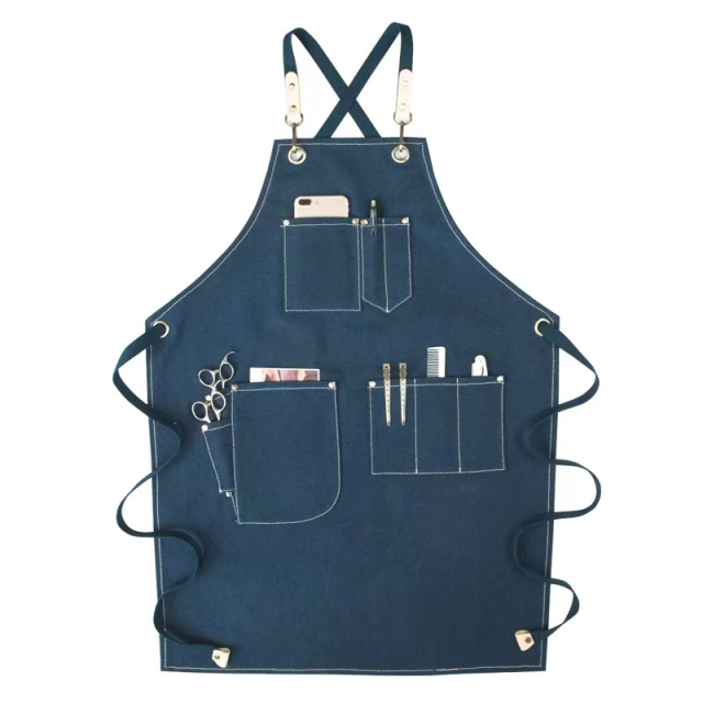 Professional Barber Apron Adults Hair Cutting Salon Aprons for Hairdresser Men Women Canvas Barber Aprons