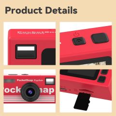 2026 New  Backpack Pendant 1080P HD TF Card ABS Material Portable Digital Camera Screen Student Party Mini Thumb Camera