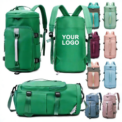 New Luxury Large-capacity Eco-Friendly Polyester Backpack Fitness Leisure Water Resistant Outdoor Sports Dry Wet Separation