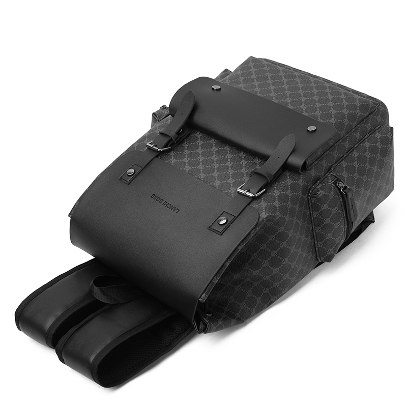 Factory Wholesales High Quality Cheap Price Waterproof PU Leather Custom logo Laptop Backpacks Business School Backpacks