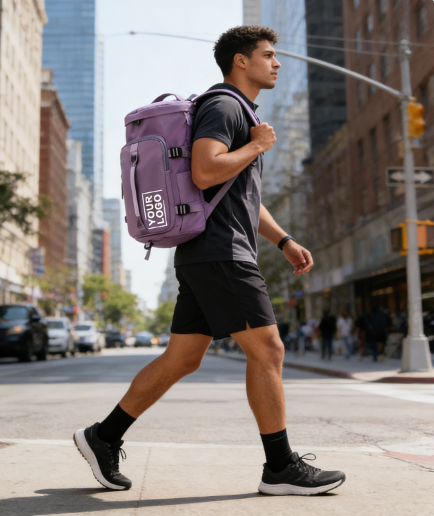 New Luxury Large-capacity Eco-Friendly Polyester Backpack Fitness Leisure Water Resistant Outdoor Sports Dry Wet Separation