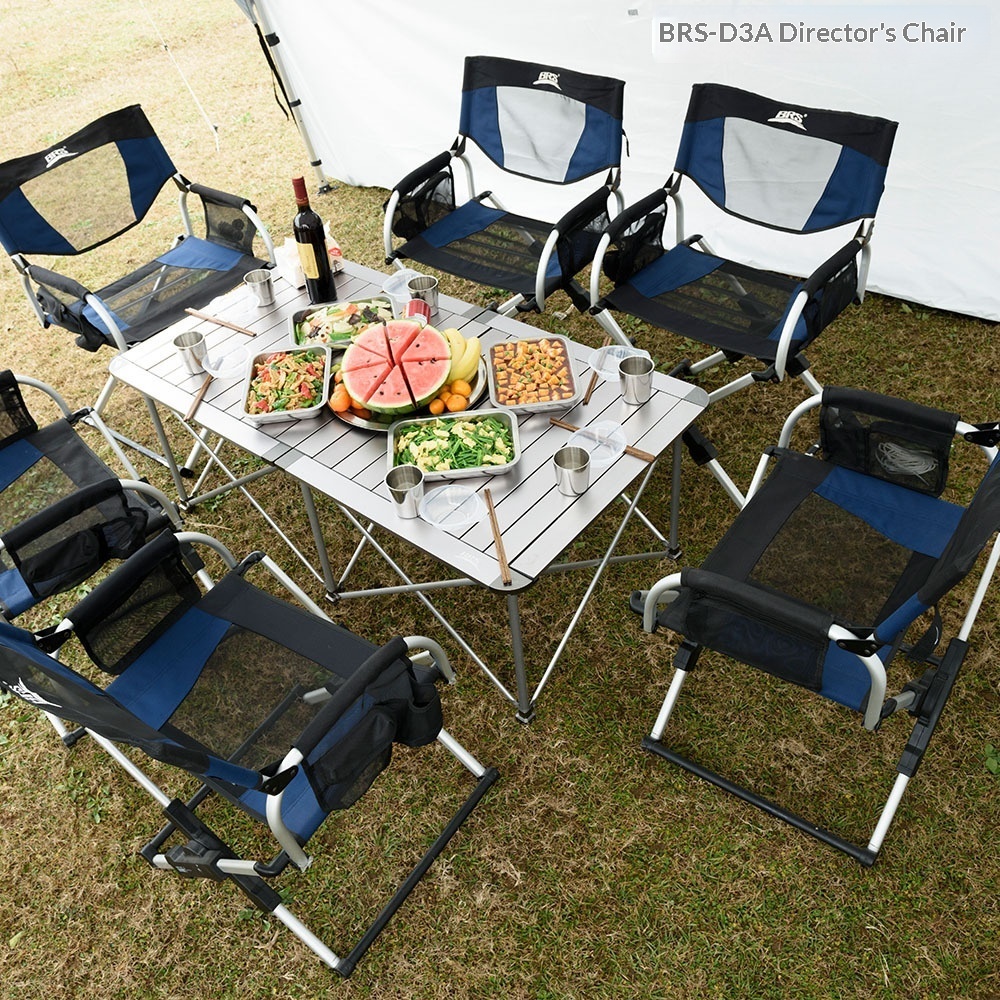 Brother Jetton BRS-D3A Satchel Director's Chair Field Fishing Portable Folding Aluminum Alloy Beach Outdoor Furniture