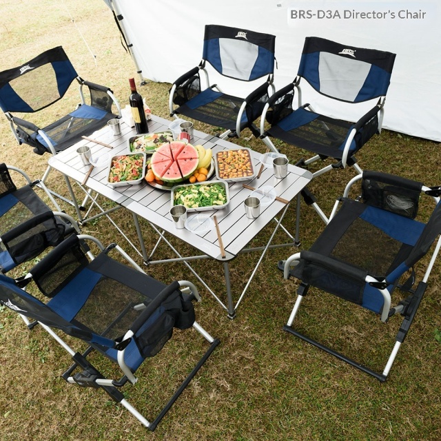 Brother Jetton BRS-D3A Satchel Director's Chair Field Fishing Portable Folding Aluminum Alloy Beach Outdoor Furniture