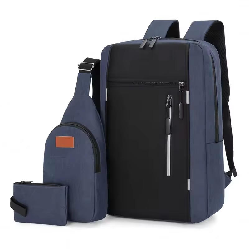 High Quality Print Logo Wholesale Men Casual Computer Waterproof School Rucksack Bag Polyester Laptop Backpack