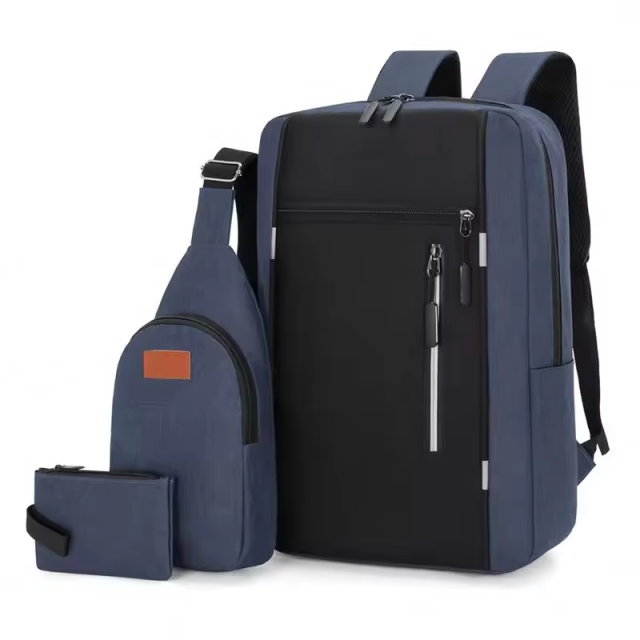 High Quality Print Logo Wholesale Men Casual Computer Waterproof School Rucksack Bag Polyester Laptop Backpack
