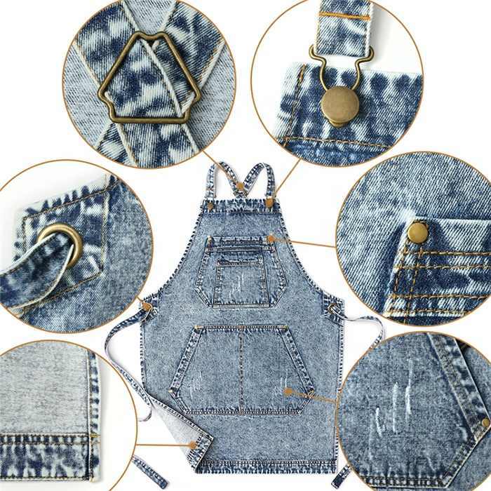 Hot Selling Women Men Waitress Barista Apron Custom Kitchen Apron