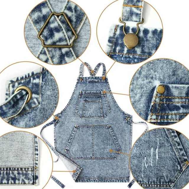 Hot Selling Women Men Waitress Barista Apron Custom Kitchen Apron