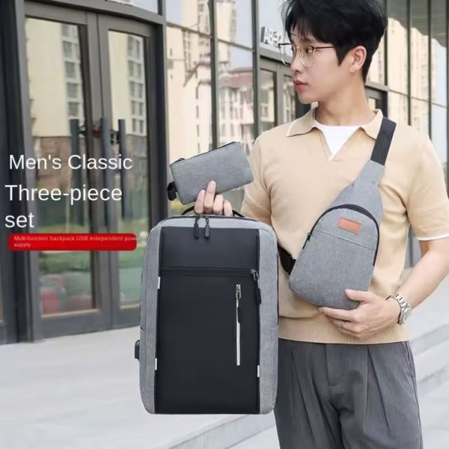 High Quality Print Logo Wholesale Men Casual Computer Waterproof School Rucksack Bag Polyester Laptop Backpack