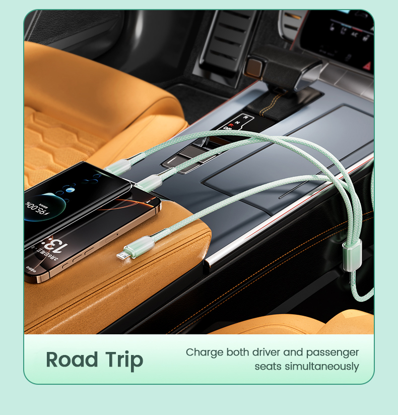 2026 TikTok Trending 3 in 1 Type C Cable with PD Fast Charging Travel Charger Kit for Xiaomi Huawei Phone Tablet Data Cables