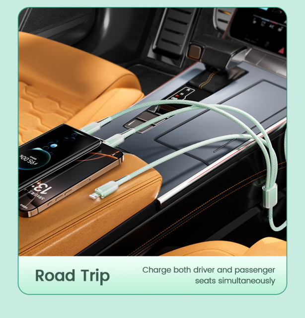 2026 TikTok Trending 3 in 1 Type C Cable with PD Fast Charging Travel Charger Kit for Xiaomi Huawei Phone Tablet Data Cables