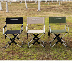 Brother Jetton BRS-D3A Satchel Director's Chair Field Fishing Portable Folding Aluminum Alloy Beach Outdoor Furniture