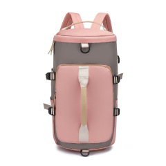 Gray with pink