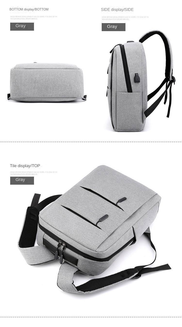 Factory Direct Wholesale New Leisure Student Computer Backpack Set Laptop Bag 3 Piece Set USB Backpack Three Piece Set