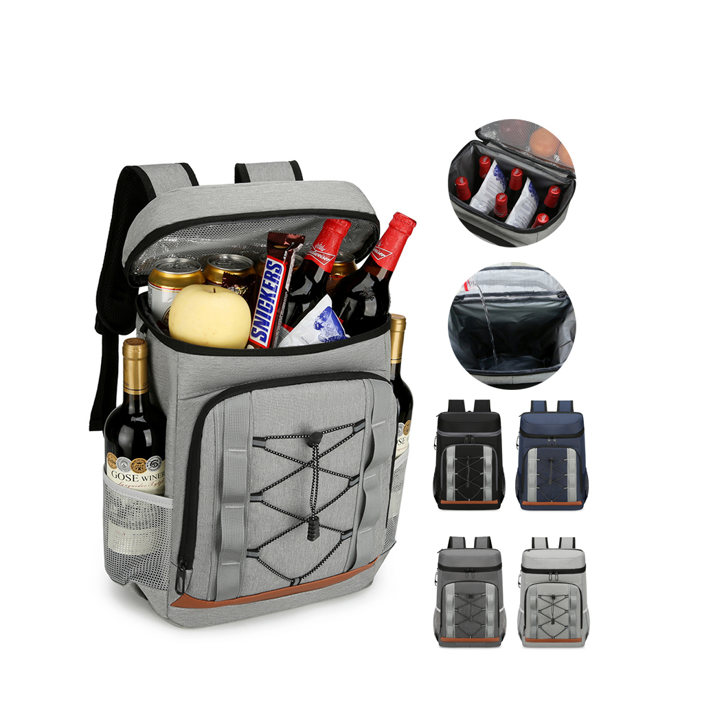 Custom Waterproof Lunch Bags Men Women 28L Insulated Cooler Backpack Leakproof Soft Cooler Bag Lightweight Backpack Cooler